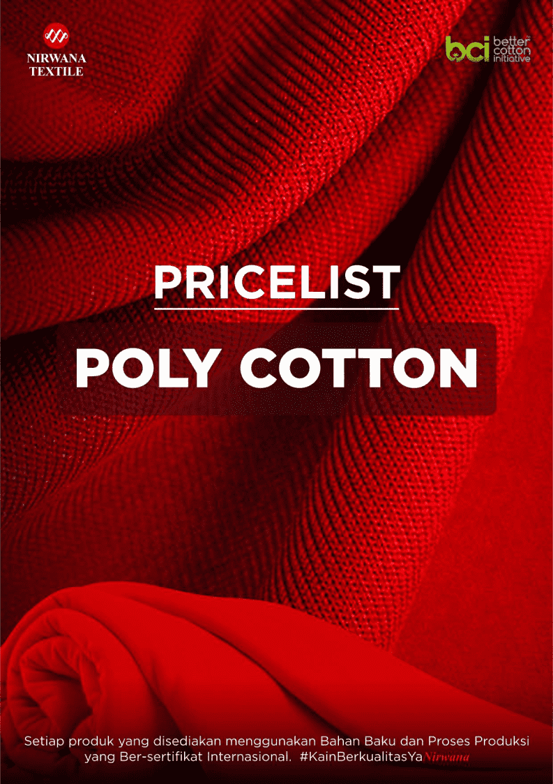 Pricelist POLY COTTON
